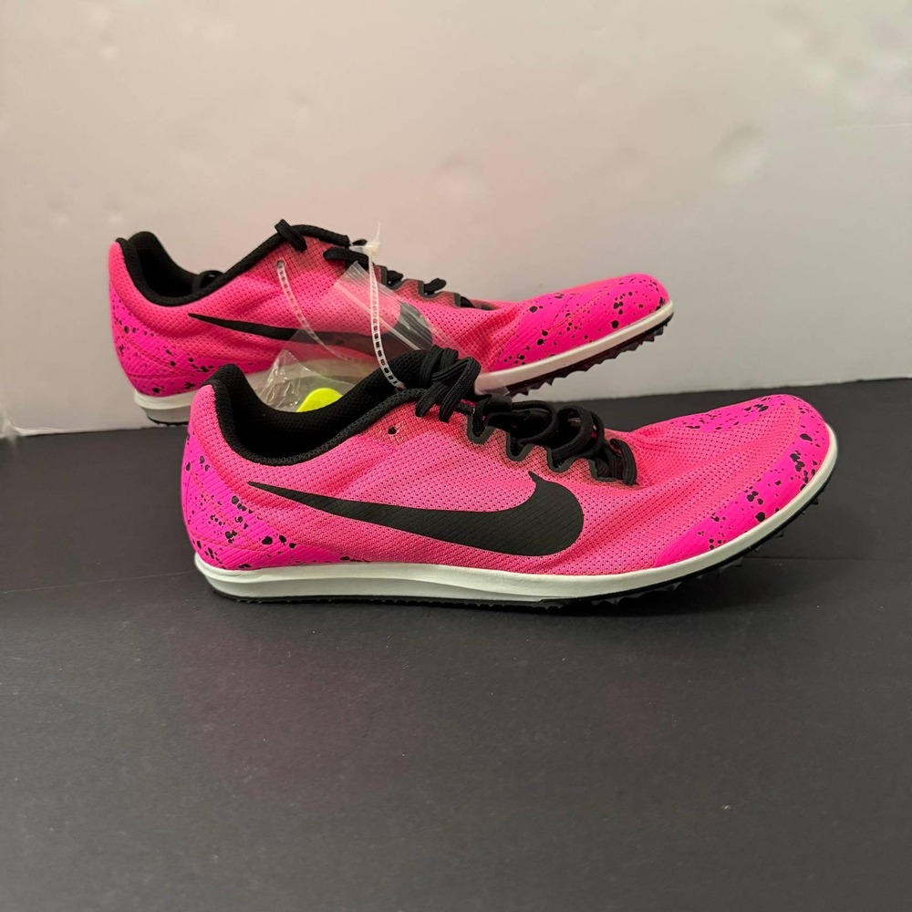 Nike Zoom Rival M 8 Womens Pink Black Track Field Spikes 806559-601 Size 10.5